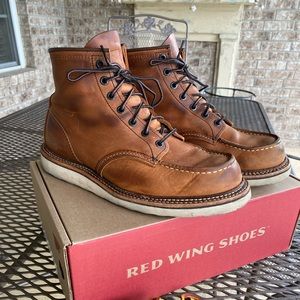 Red Wing 1907 MocToe Boot (Size 9) Color:Copper